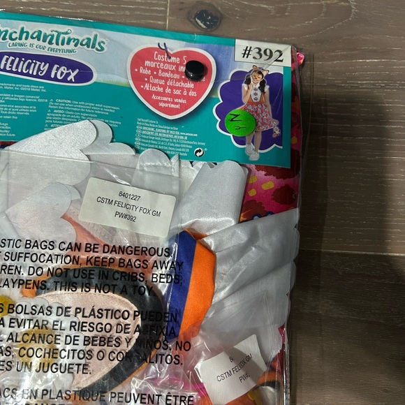 Amscan Enchantimals felicity fox child costume. Med 8-10 nwt(Z) - Picture 4 of 4